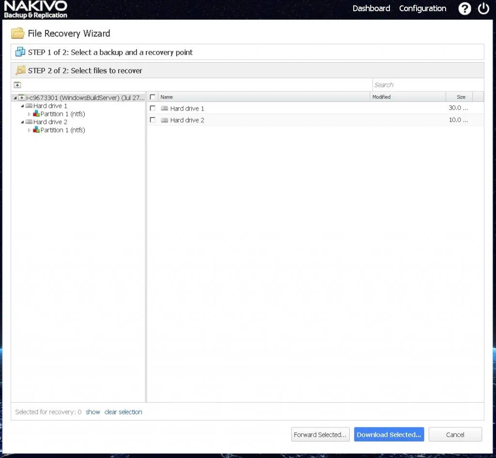 Instantly Recover a Windows-based AWS EC2 Instance in VMware vSphere Environment