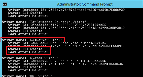 Ran command on a Microsoft SQL Server