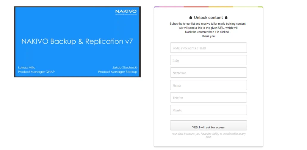 Webinar about NAKIVO Backup & Replication features