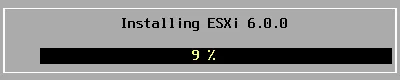 Installing ESXi 6.0.