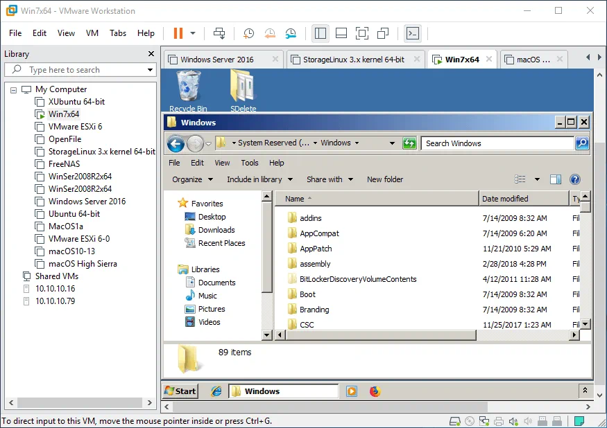 The-graphical-user-interface-of-VMware-Workstation-15
