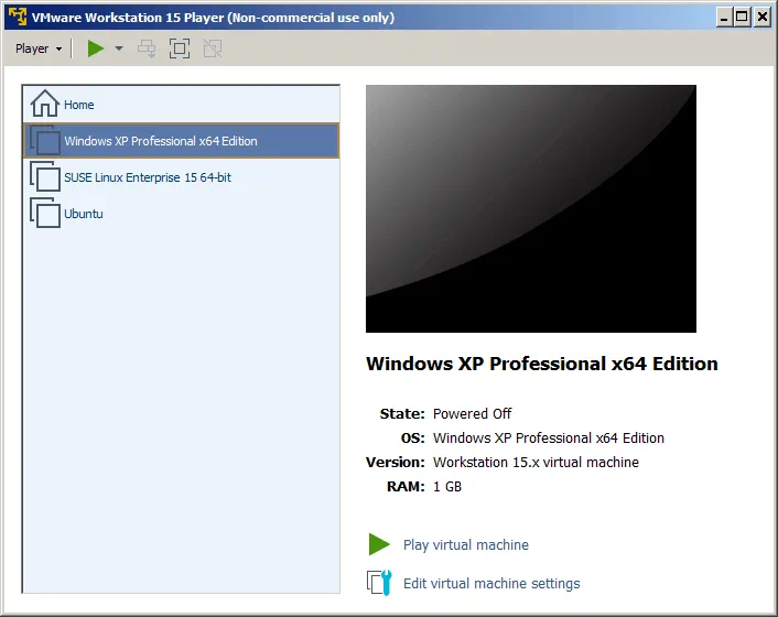 VMware-Player-15-for-non-commercial-use-only