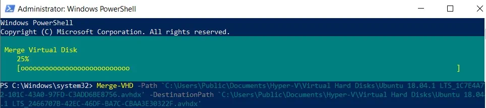 How to Merge Hyper-V Snapshots in PowerShell