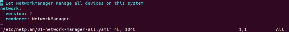 Editing network settings on the node before installing Kubernetes on Ubuntu.