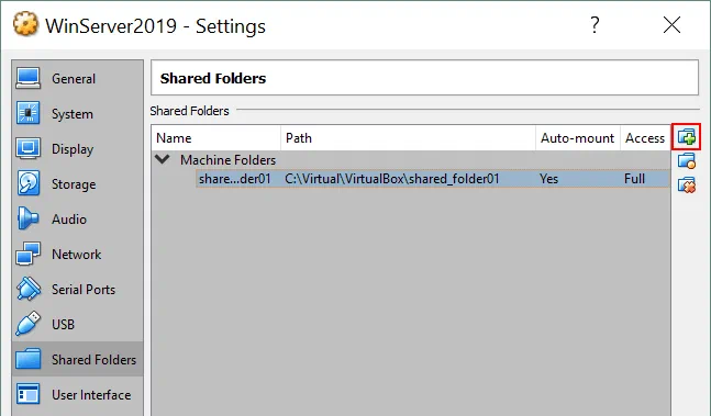 How to use VirtualBox – configuring shared folders.