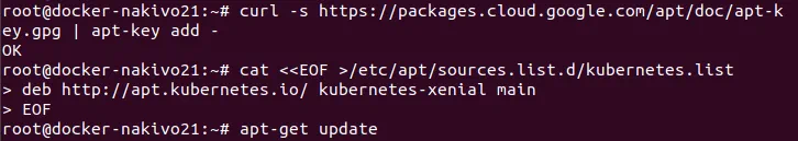 Installing Docker before installing Kubernetes on Ubuntu