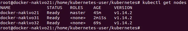 Installing Kubernetes on Ubuntu – all nodes are added and ready