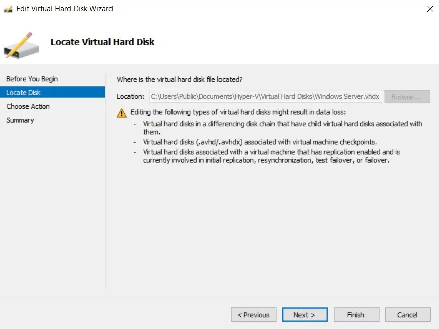Locate Disk (How to Compact Virtual Hard Disks)