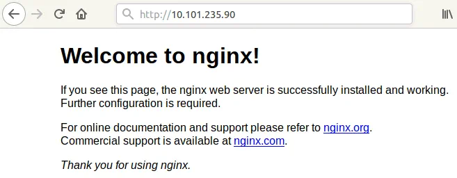 Nginx id deployed in Kubernetes after installing Kubernetes on Ubuntu