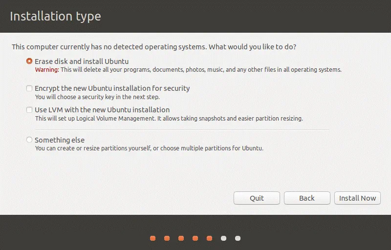 How to install Ubuntu on VirtualBox – preparing a disk