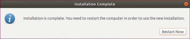 How to install Ubuntu on VirtualBox – the VM must be restarted after Ubuntu installation