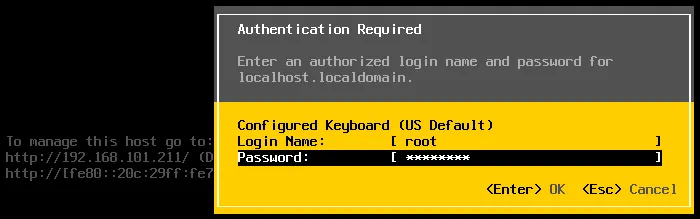 The ESXi password for root is changed after applying a new host profile.
