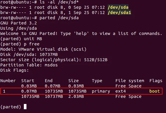 Detecting the partition used to boot Linux
