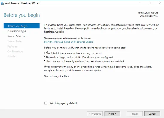 Before you begin (How to Install Hyper-V on Windows Server 2019)
