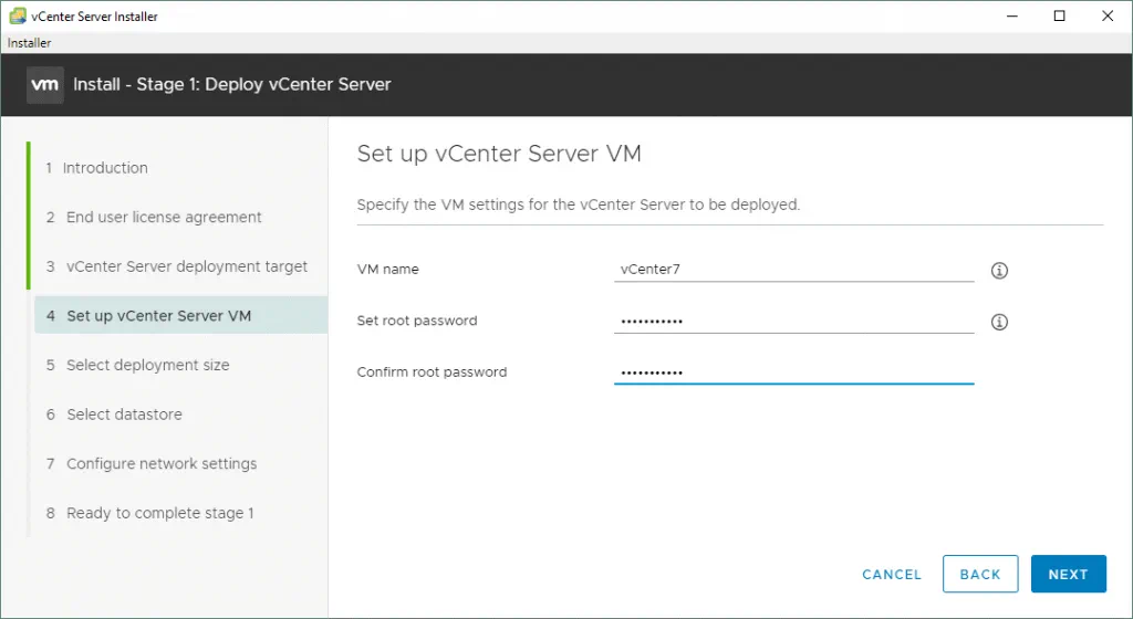 Specifying-the-VM-settings-for-the-vCenter-Server-7-to-be-deployed