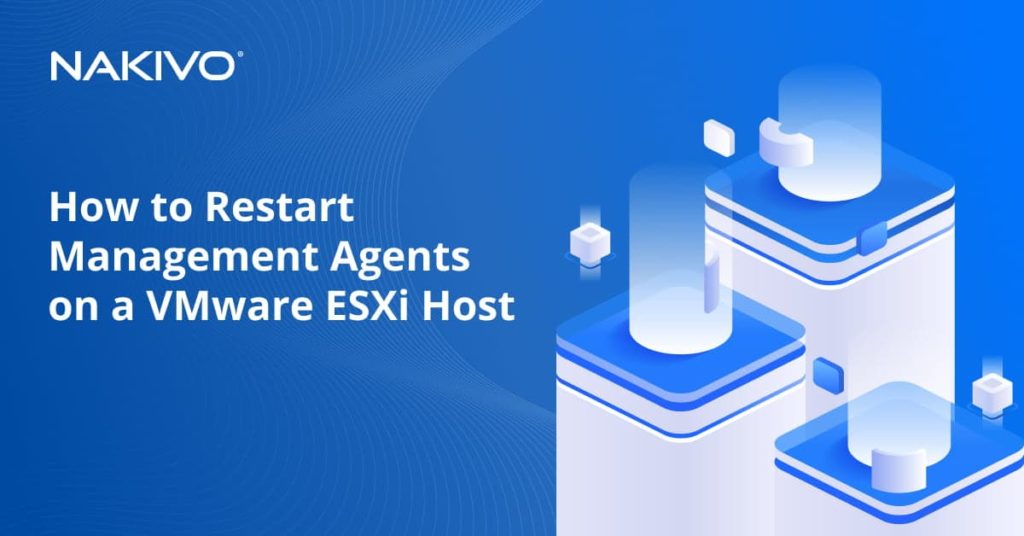 How to Restart Management Agents on a VMware ESXi Host