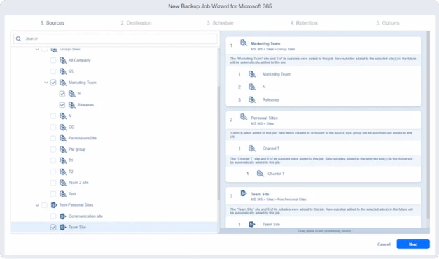 Microsoft Office 365 Backup from NAKIVO Screenshot 3
