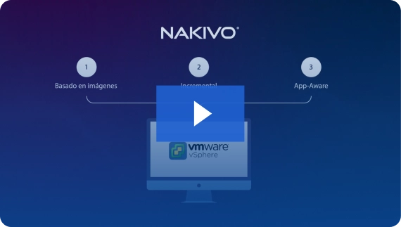 Backup de VMware vSphere flexible de NAKIVO