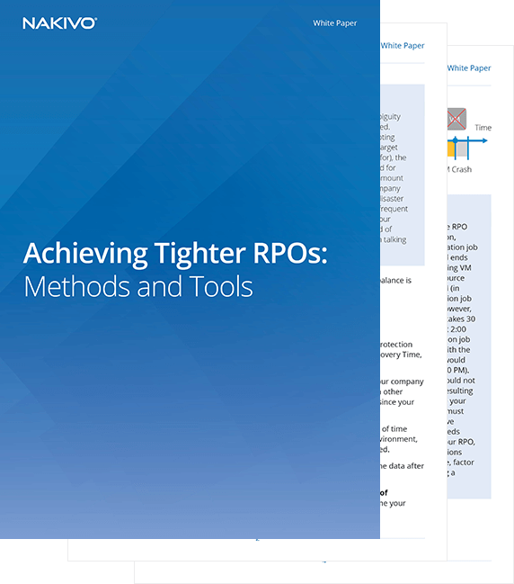 Tighter RPOs Methods and Tools