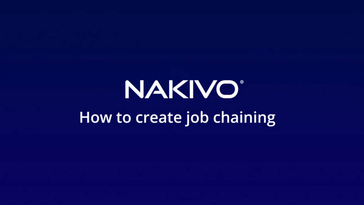 how to create job chaining video preview