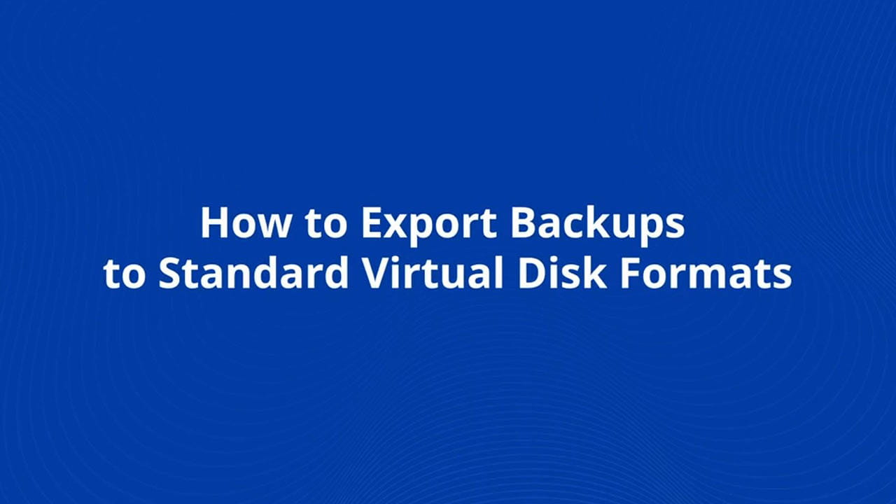 how to export backups to standard video disk formats video preview
