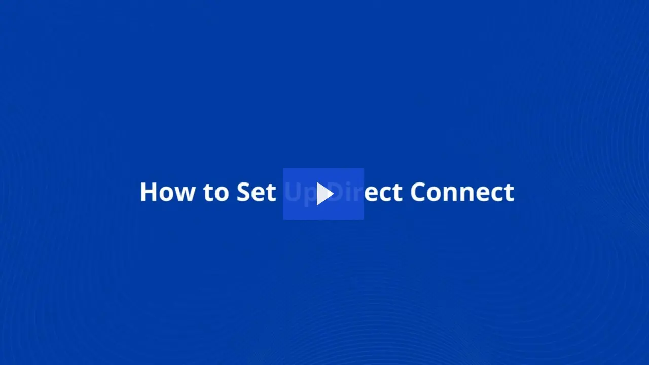 how to set up direct connect video preview